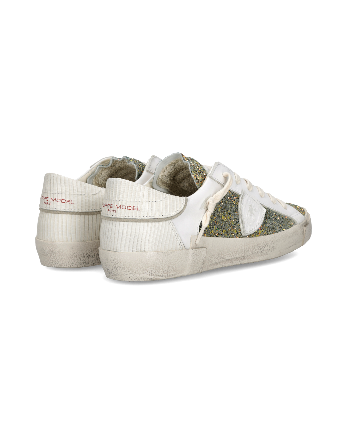 Sneakers Prsx Women, White Gold Green