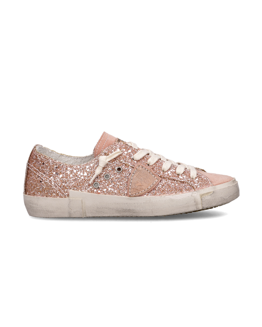 Sneakers Prsx donna con Glitter, Rosa