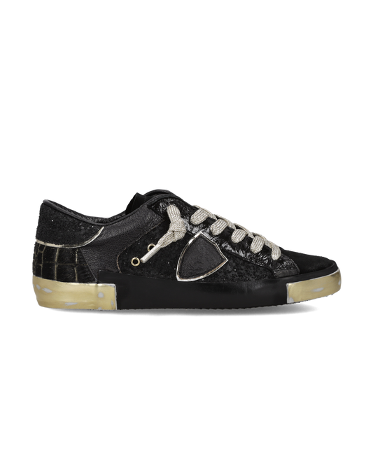 Sneakers Prsx Donna, Nero Oro