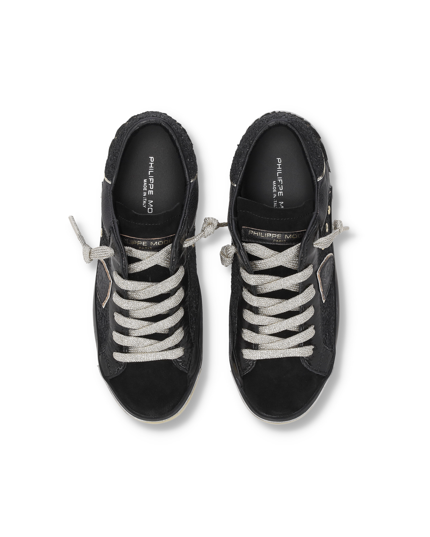 Damessneakers Prsx, Zwart Goud