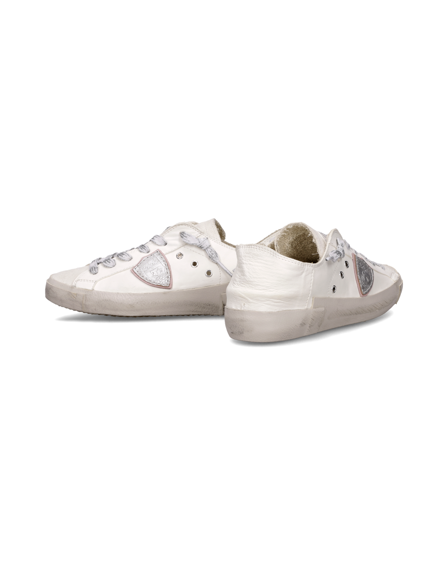 Sneakers Prsx Donna, Bianco Argento