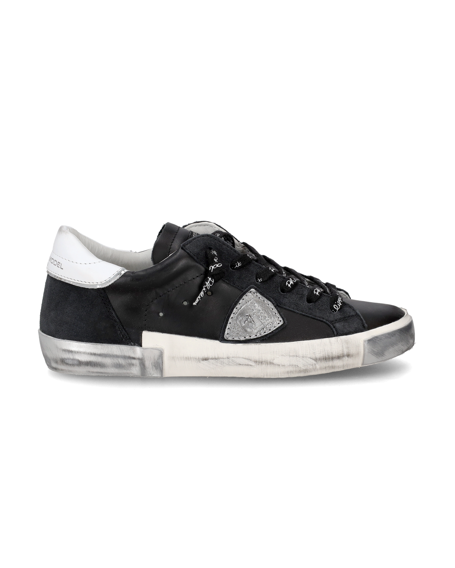 Sneaker bassa Prsx donna - nero e argento