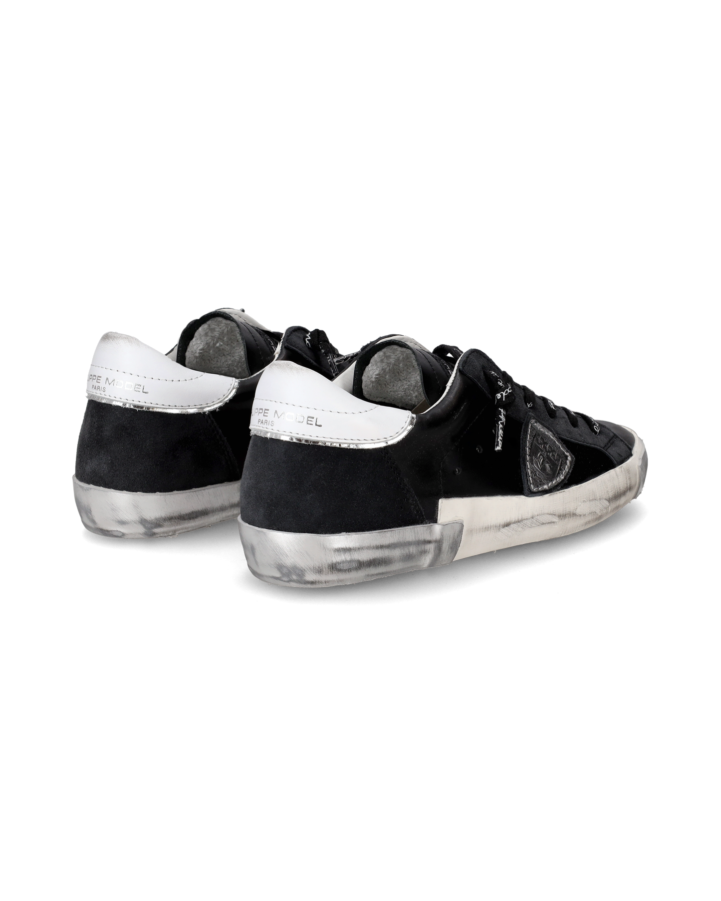 Sneaker bassa Prsx donna - nero e argento