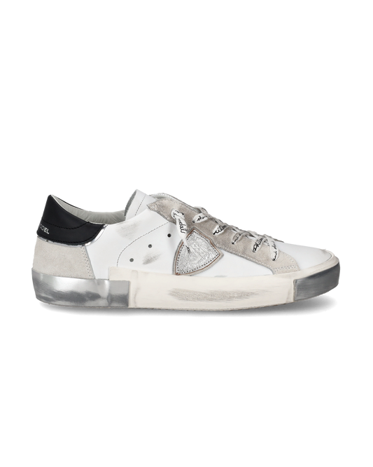 Sneaker bassa Prsx donna - bianco e argento