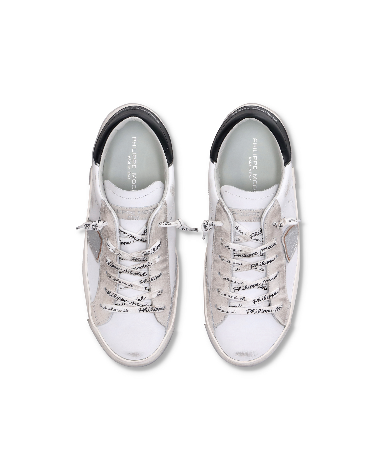 Sneaker bassa Prsx donna - bianco e argento