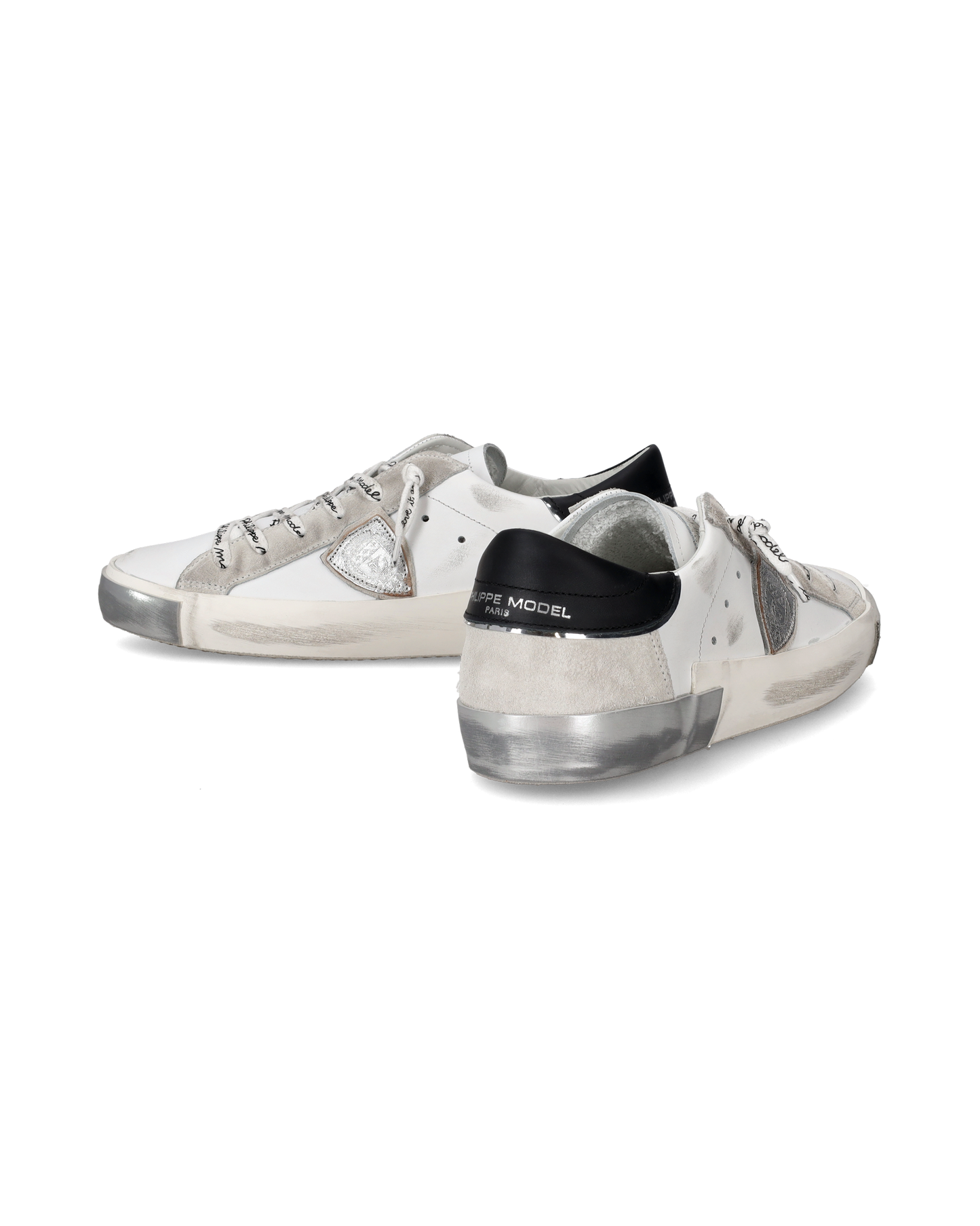 Sneaker bassa Prsx donna - bianco e argento