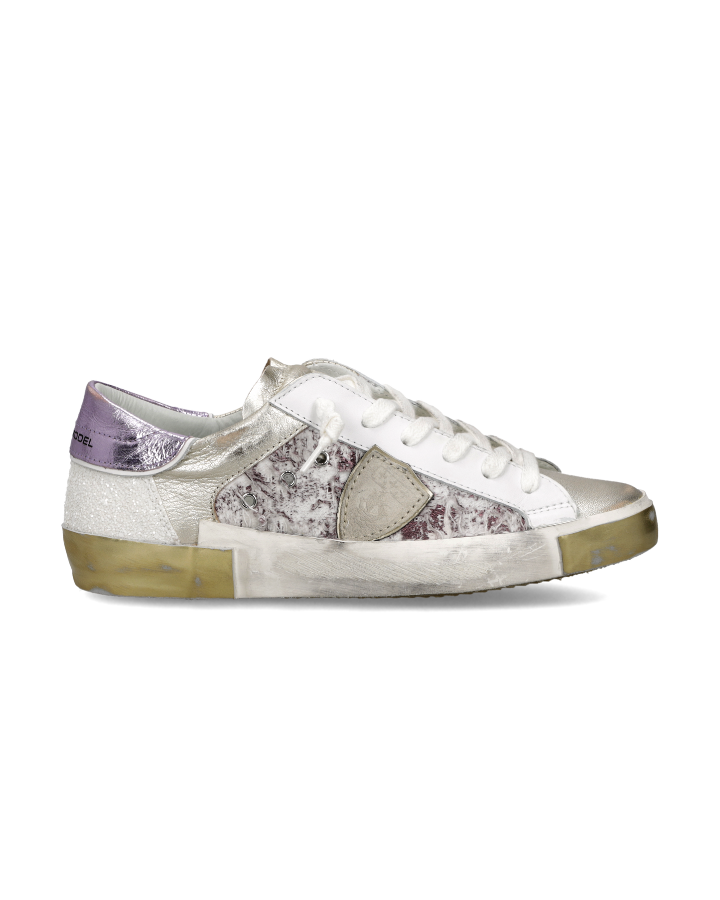 Sneakers Prsx Donna, Bianco Lilla