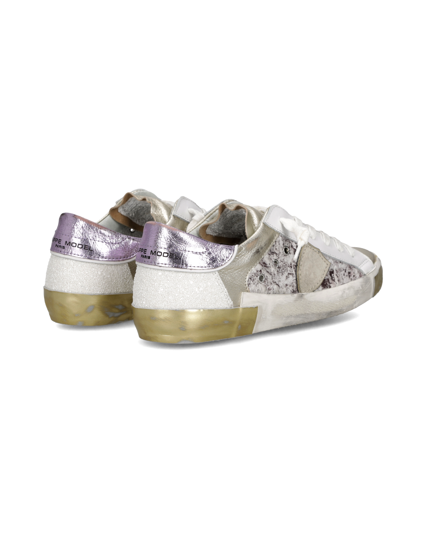 Sneakers Prsx Donna, Bianco Lilla