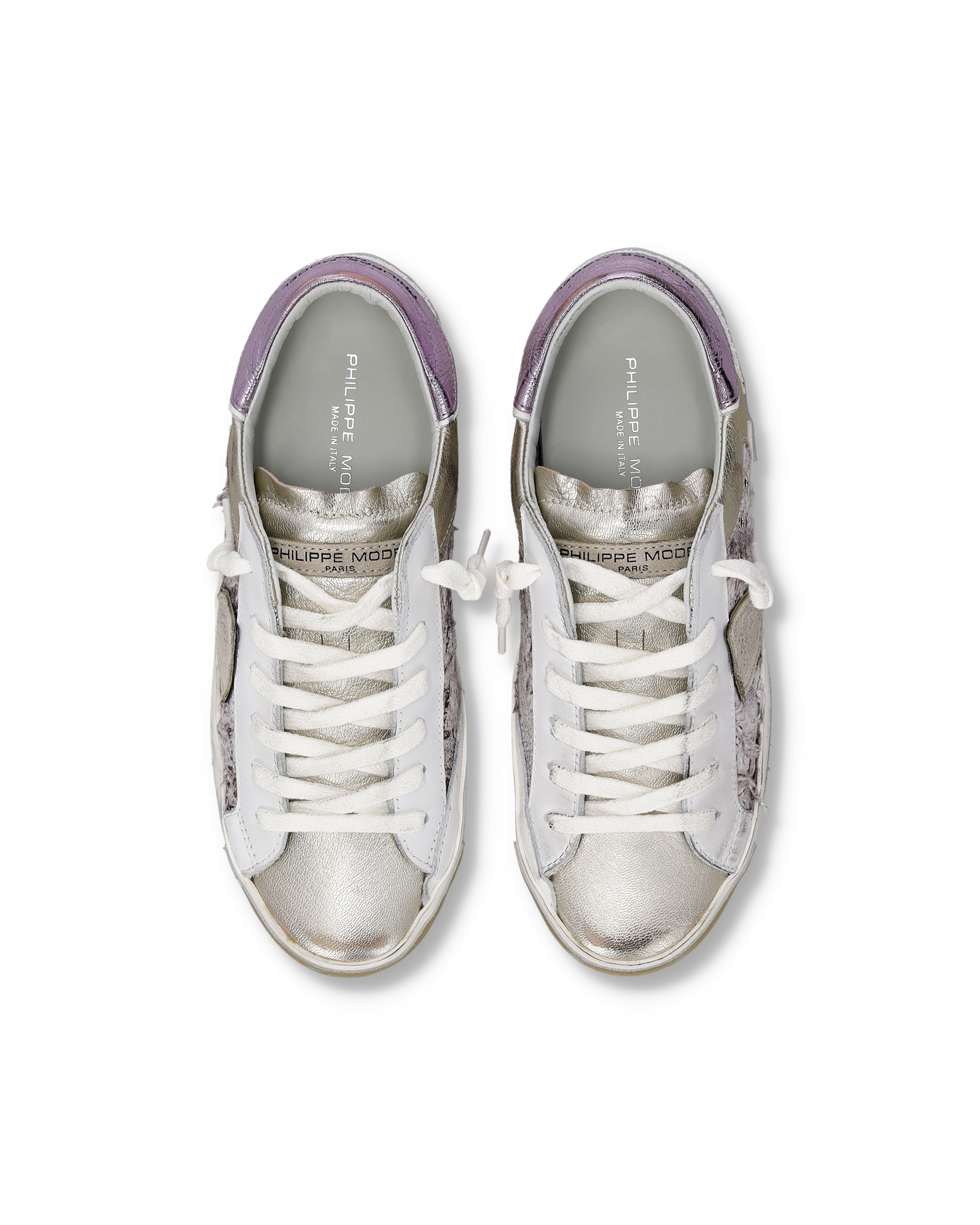 Sneakers Prsx Donna, Bianco Lilla