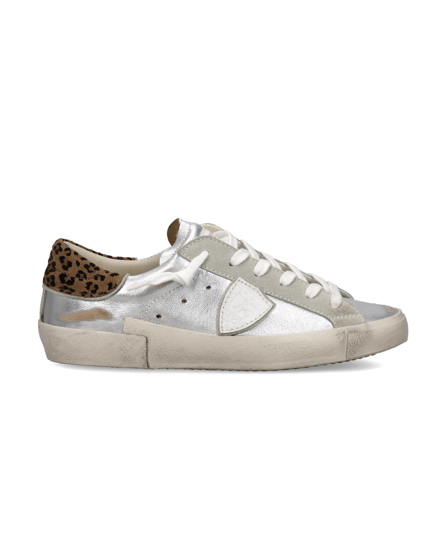 Sneakers Prsx Women, Silver Animal-Print