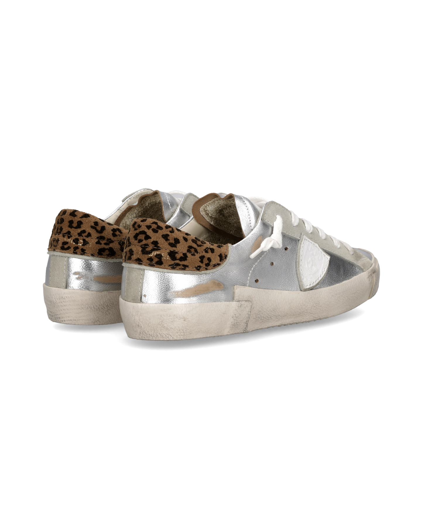 Sneakers Prsx Women, Silver Animal-Print