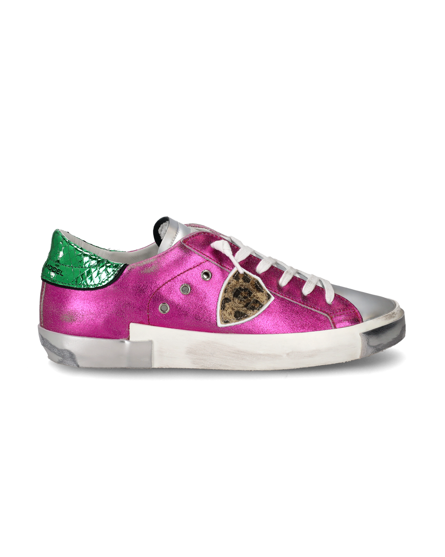 Sneakers Prsx da Donna Fucsia in Pelle Metal