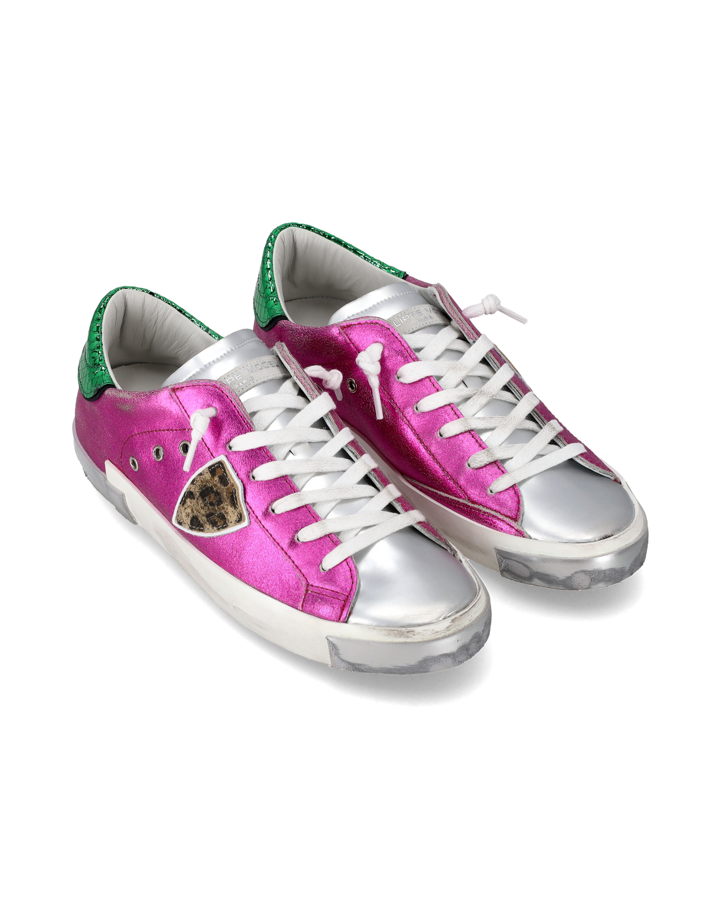 Sneakers Prsx da Donna Fucsia in Pelle Metal