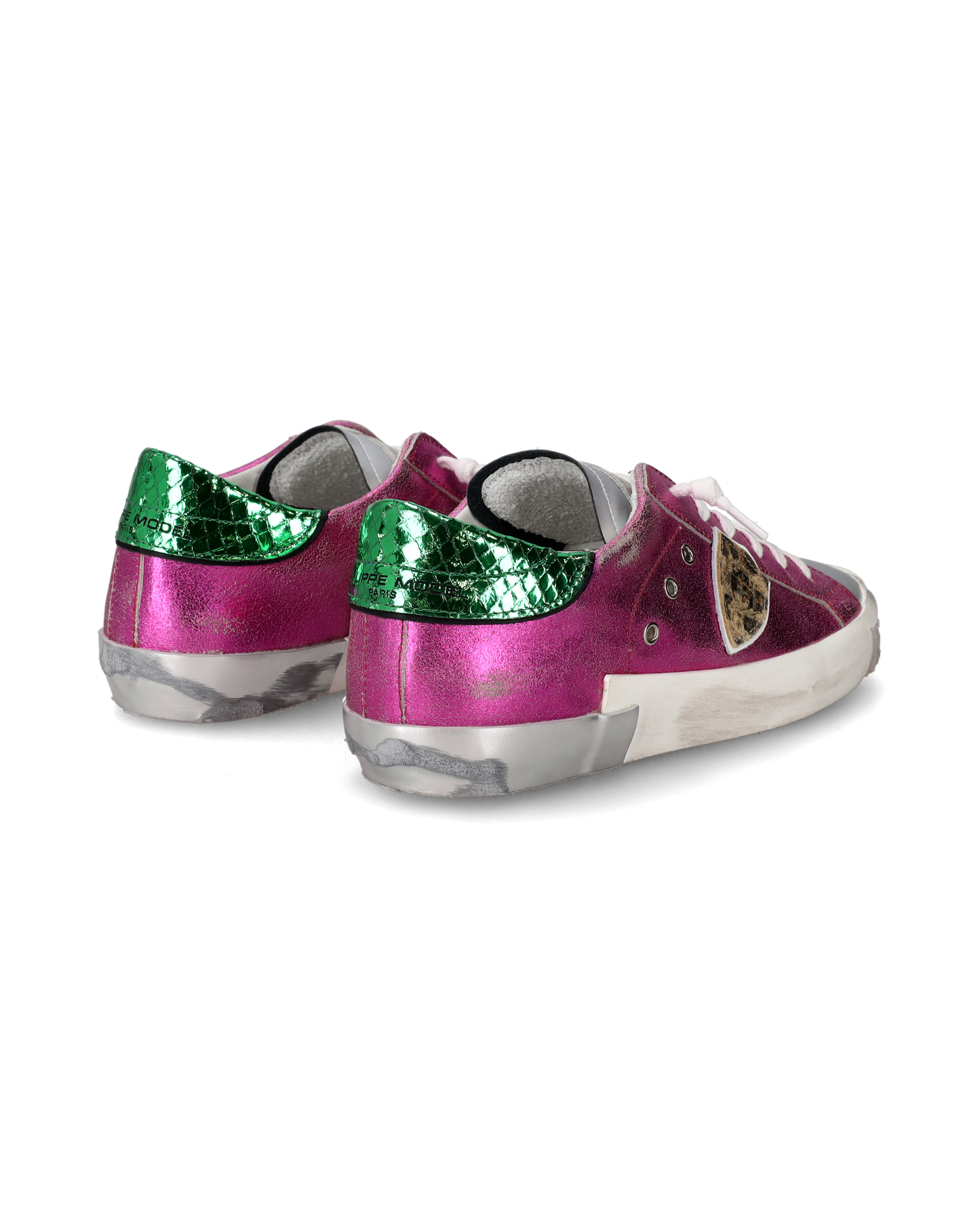 Sneakers Prsx da Donna Fucsia in Pelle Metal