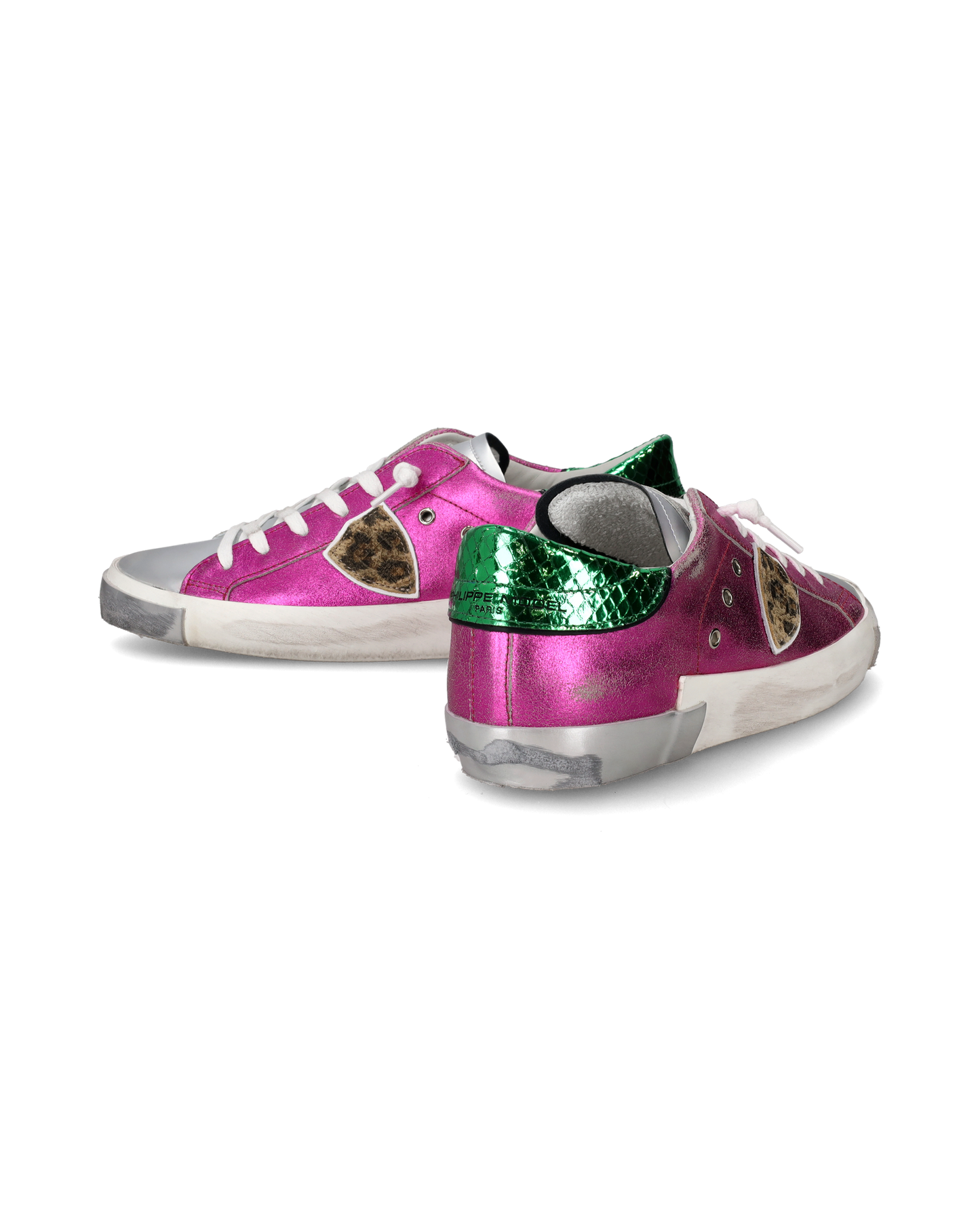 Sneakers Prsx da Donna Fucsia in Pelle Metal