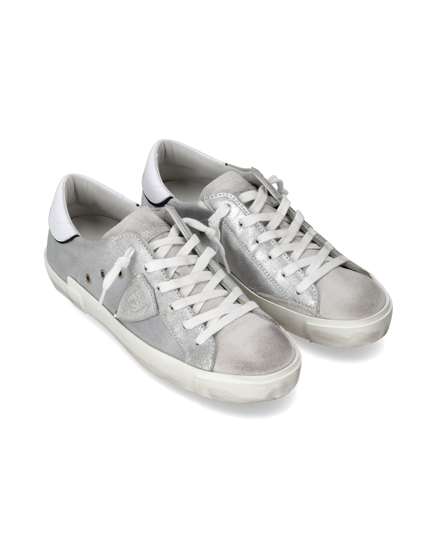 Sneaker basse Prsx donna - argento