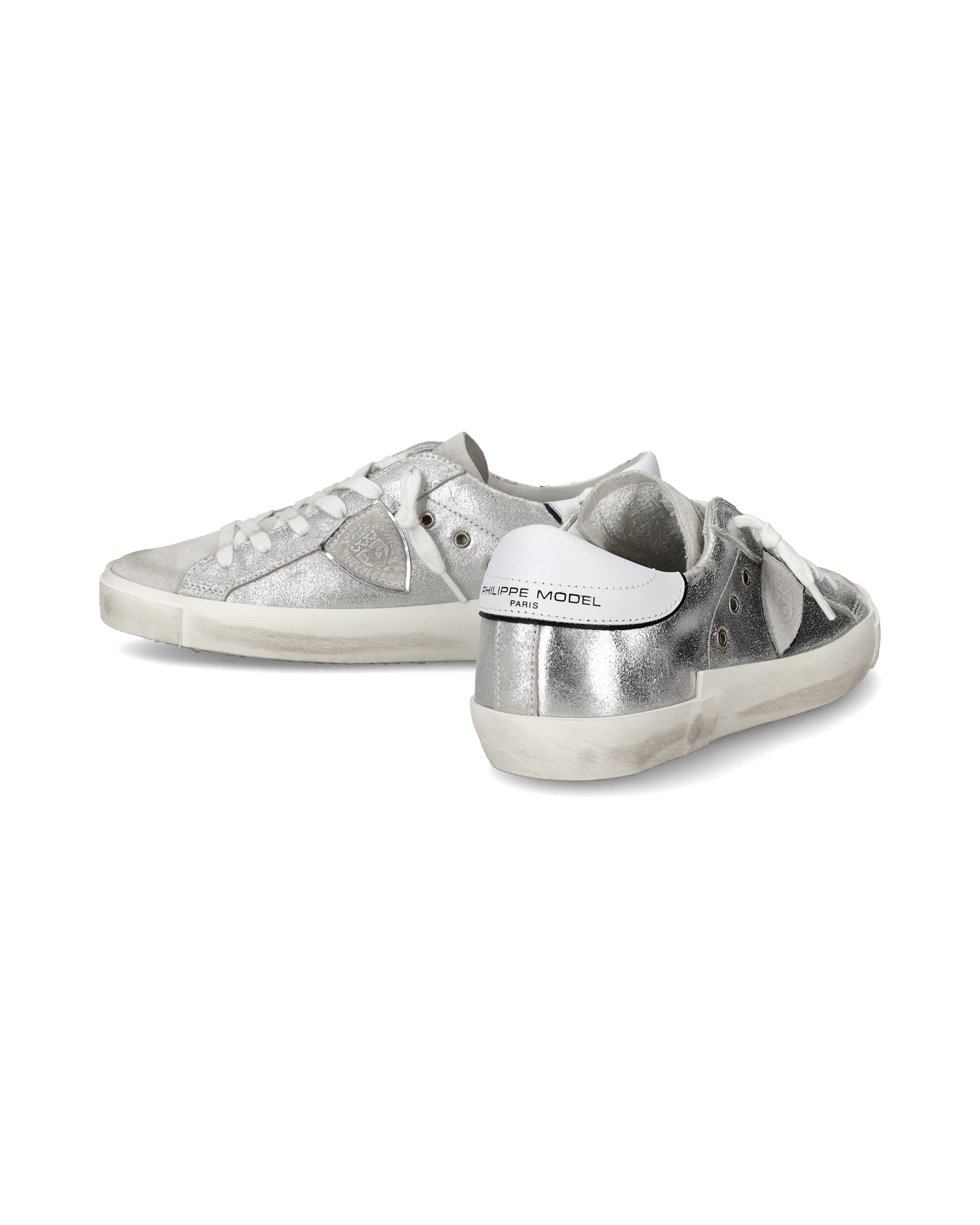 Sneaker basse Prsx donna - argento