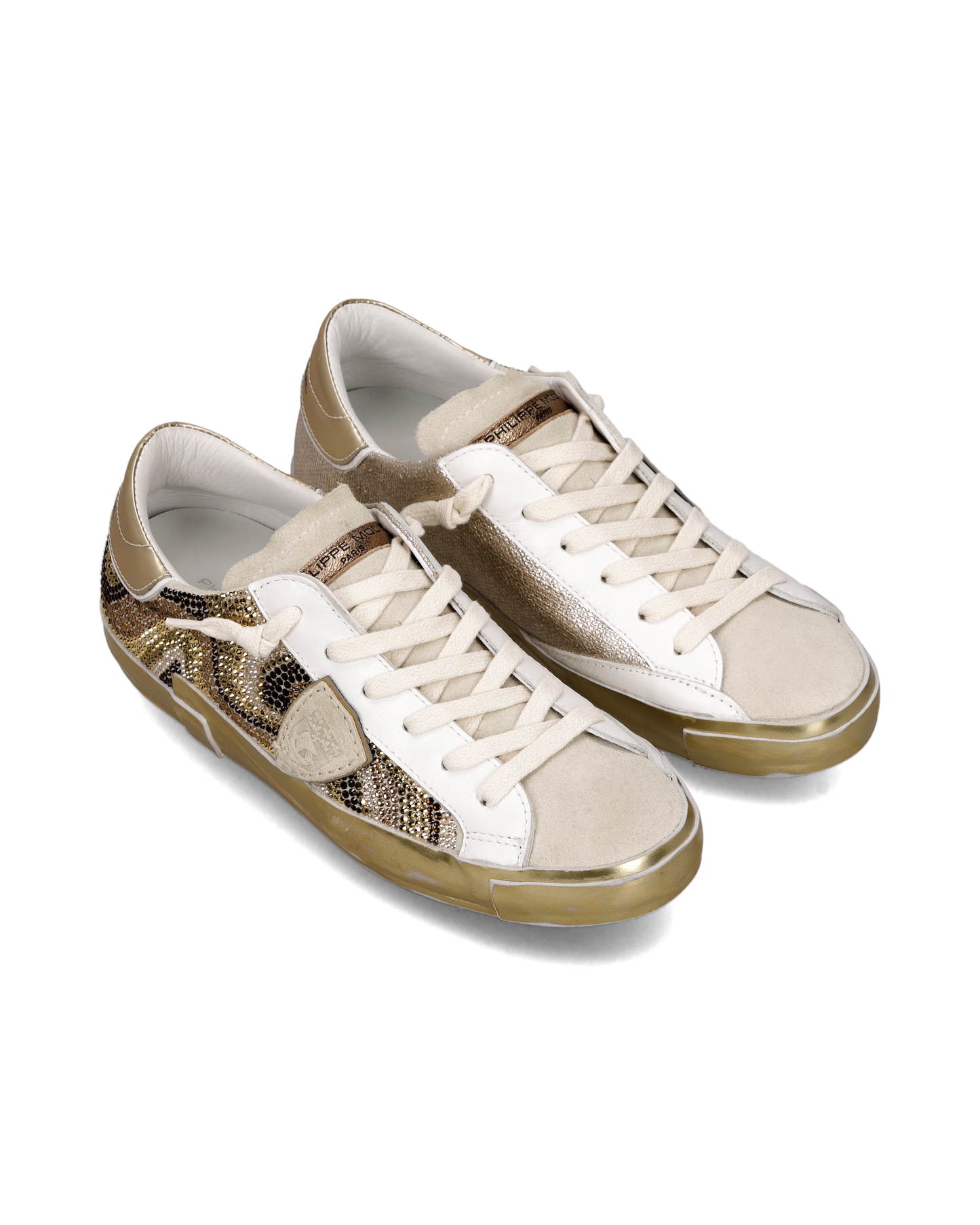 Sneakers Prsx Donna, Oro Beige