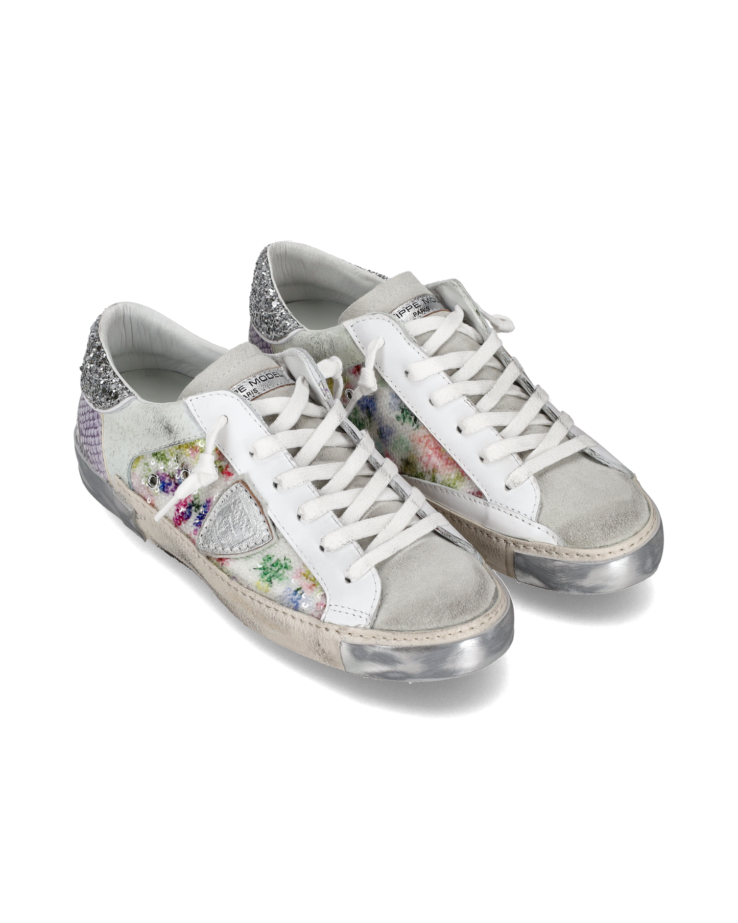 Sneaker bassa PRSX donna - bianco e argento