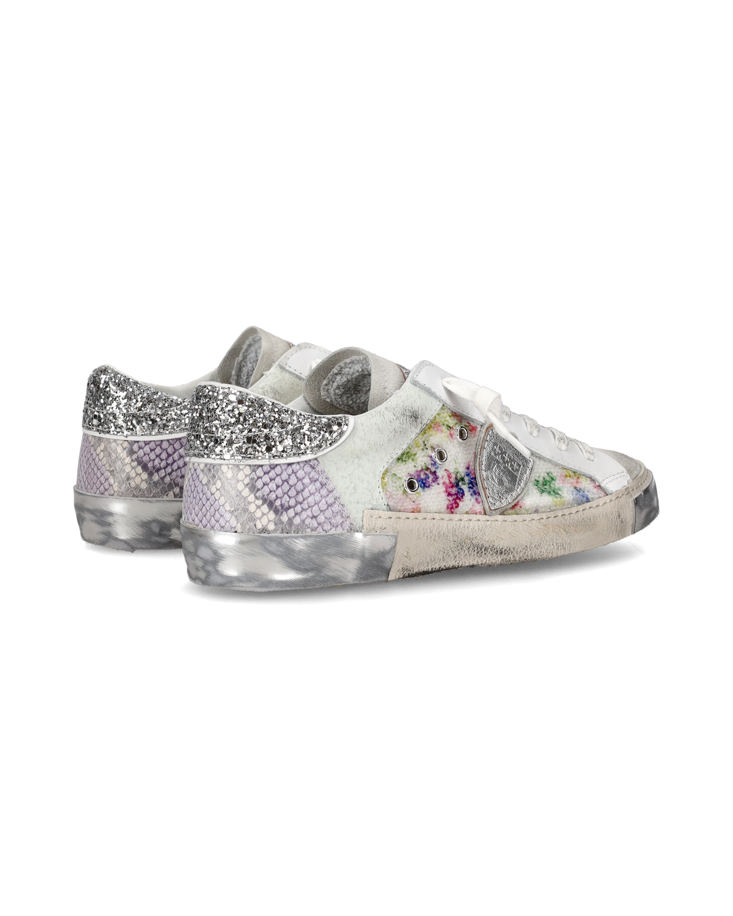 Sneaker bassa PRSX donna - bianco e argento