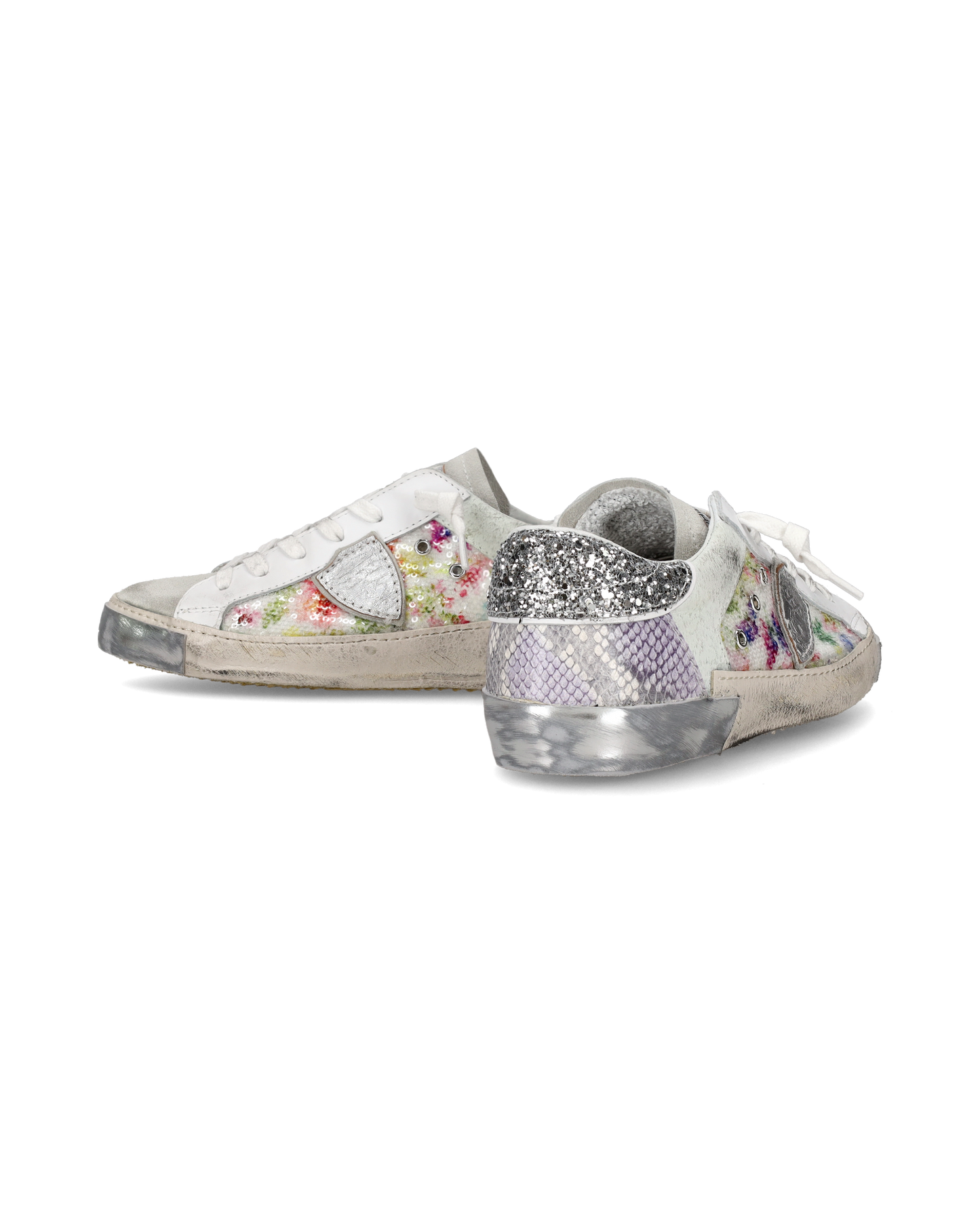 Sneaker bassa PRSX donna - bianco e argento