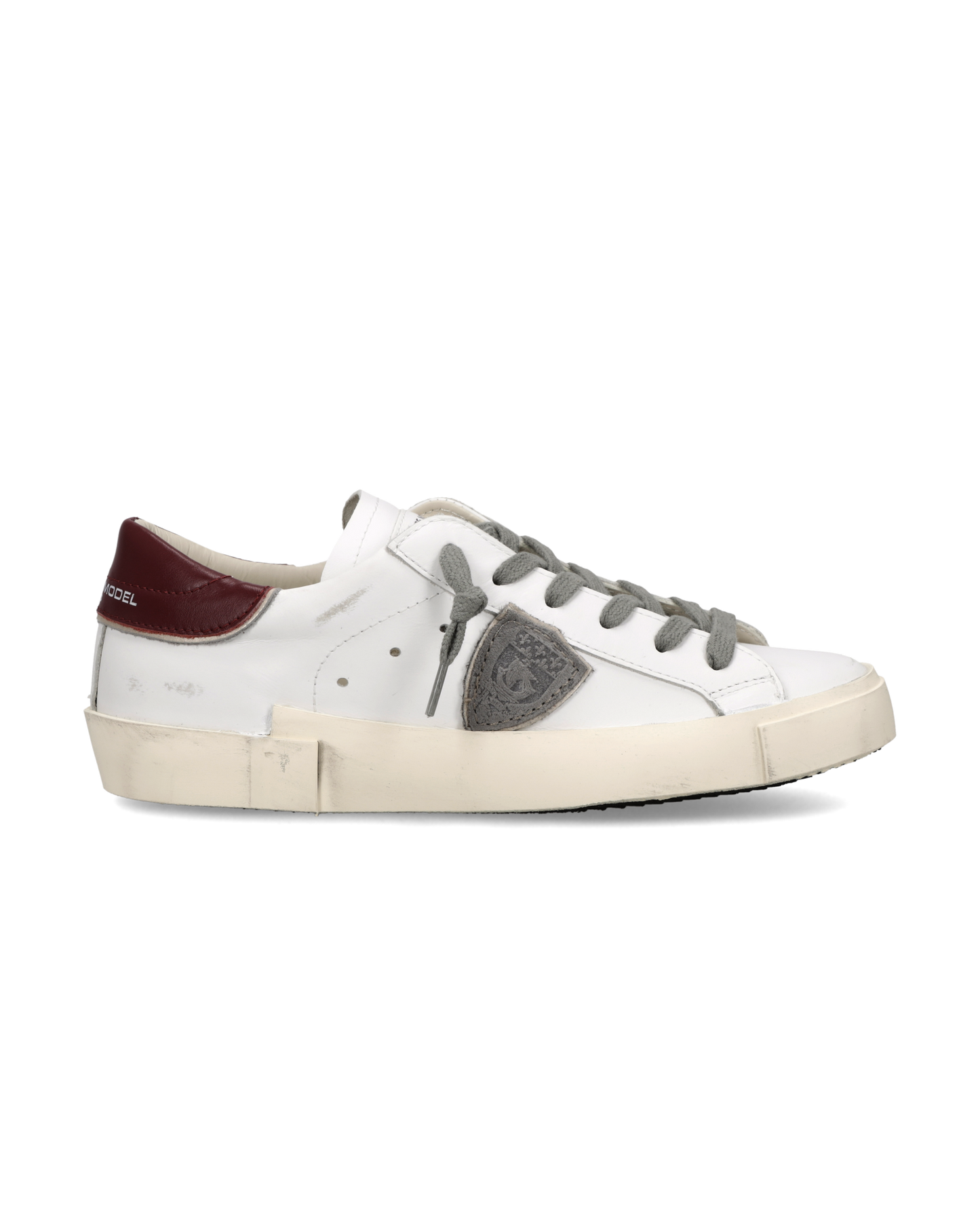 Sneakers Prsx Donna, Bianco Bordeaux Grigio