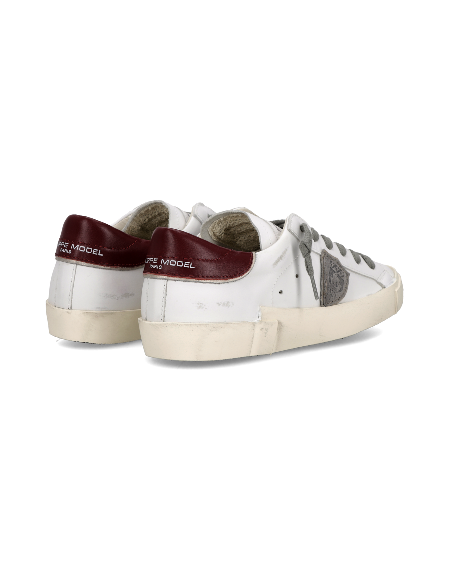 Sneakers Prsx Donna, Bianco Bordeaux Grigio