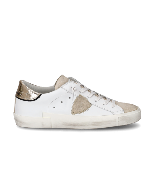 Sneaker bassa Prsx donna - bianco e oro