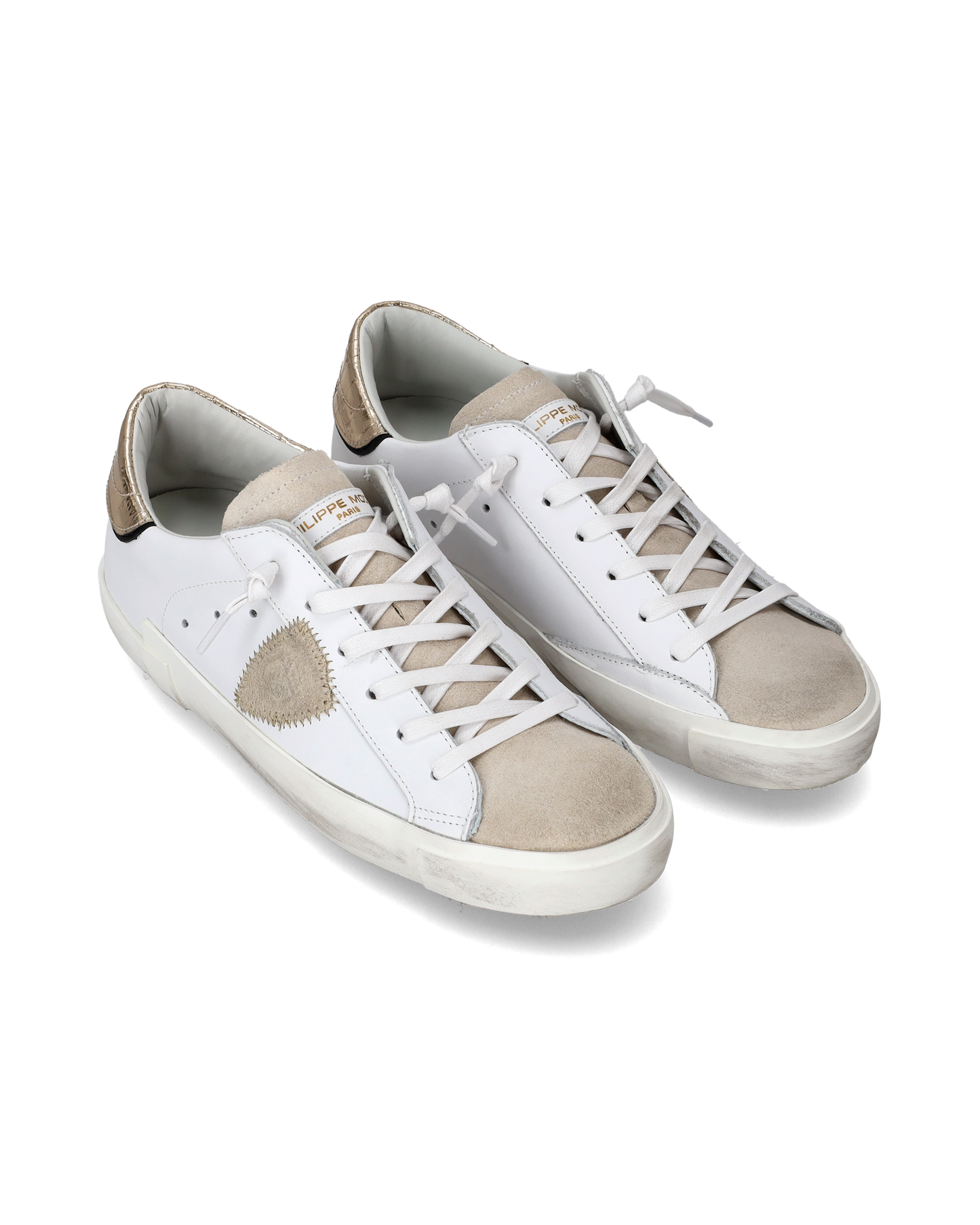 Sneaker bassa Prsx donna - bianco e oro