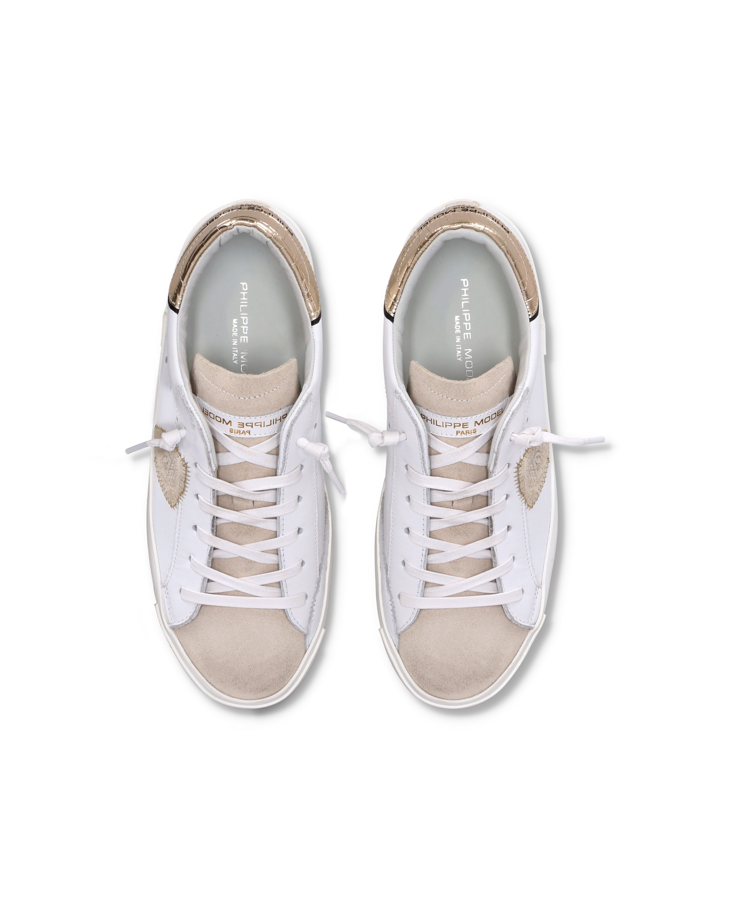 Sneaker bassa Prsx donna - bianco e oro