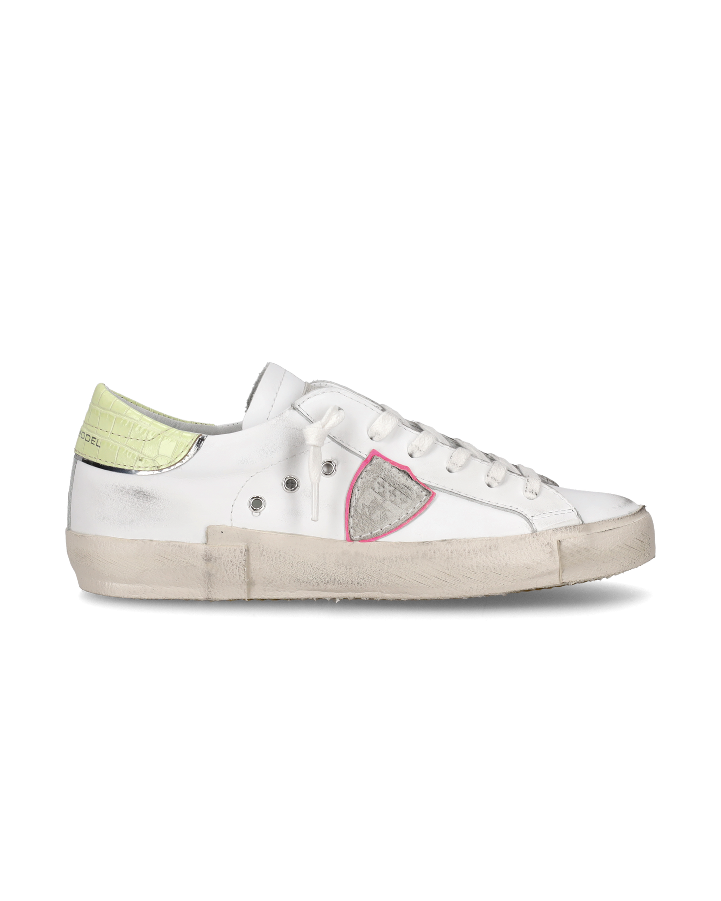 Sneaker bassa PRSX donna - bianco e giallo