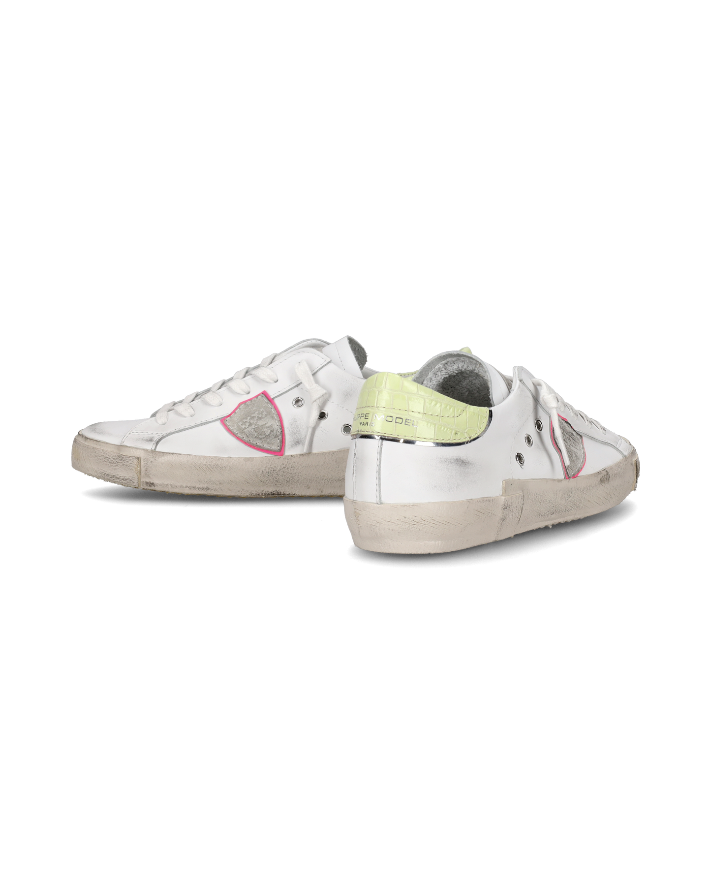 Sneaker bassa PRSX donna - bianco e giallo