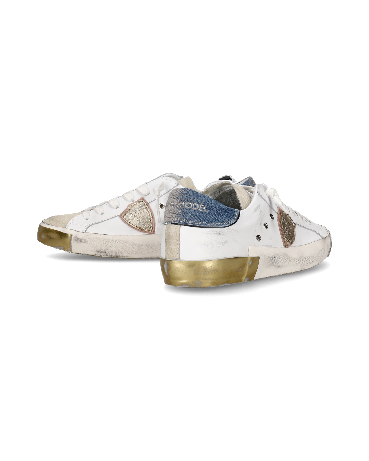 Sneaker bassa PRSX donna - bianco e azzurro