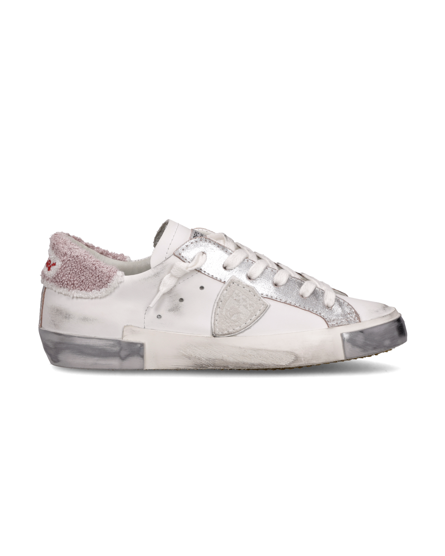 Sneakers Prsx Donna, Bianco Rosa