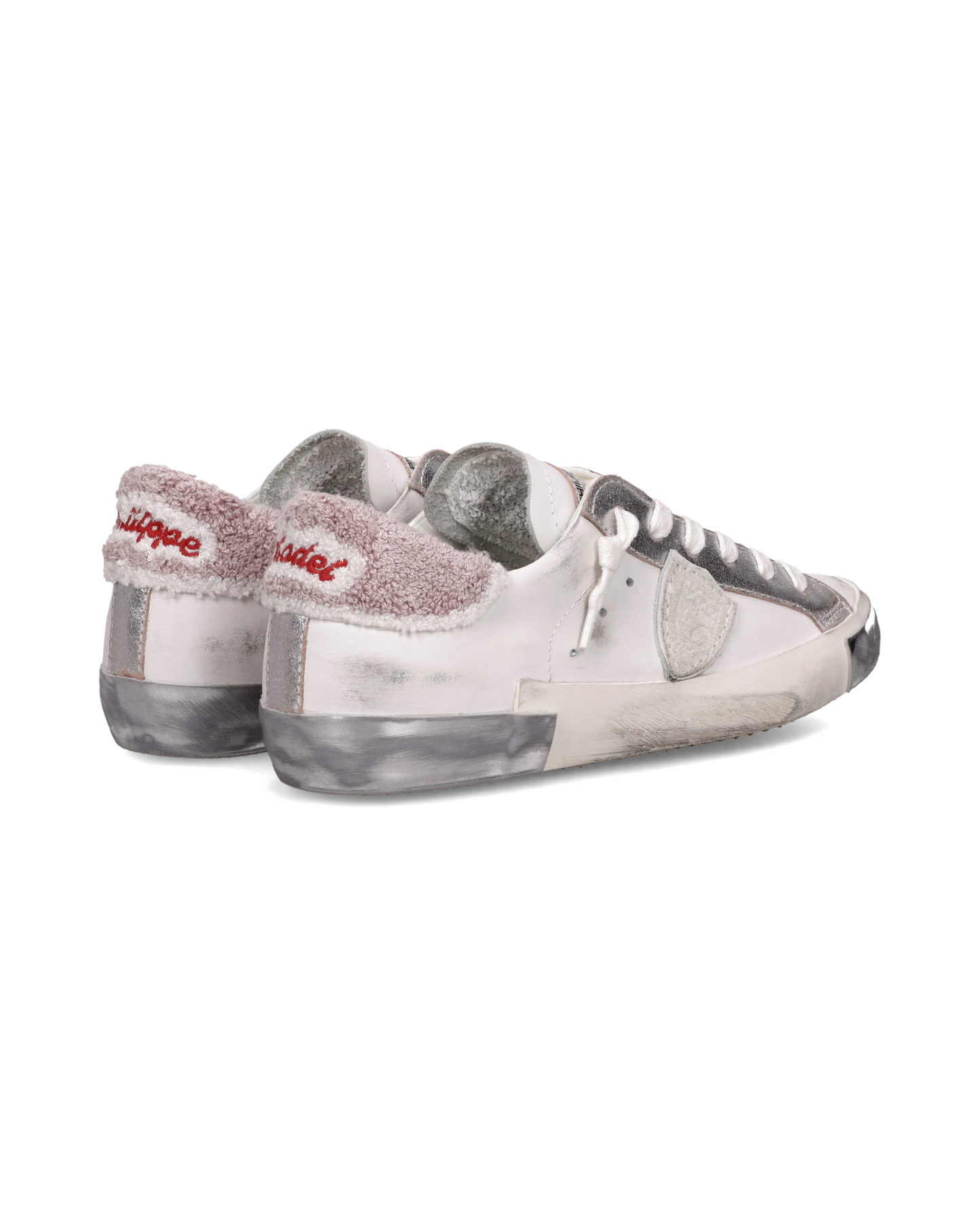 Sneakers Prsx Donna, Bianco Rosa