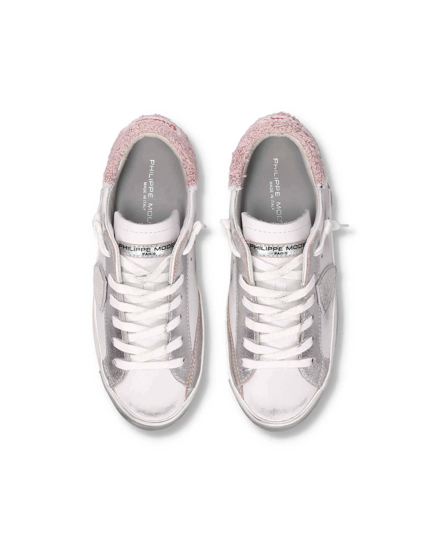 Sneakers Prsx Donna, Bianco Rosa