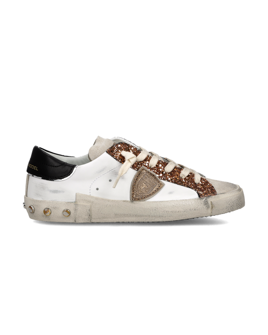 Sneakers Prsx Donna, Bianco Terra Bruciata