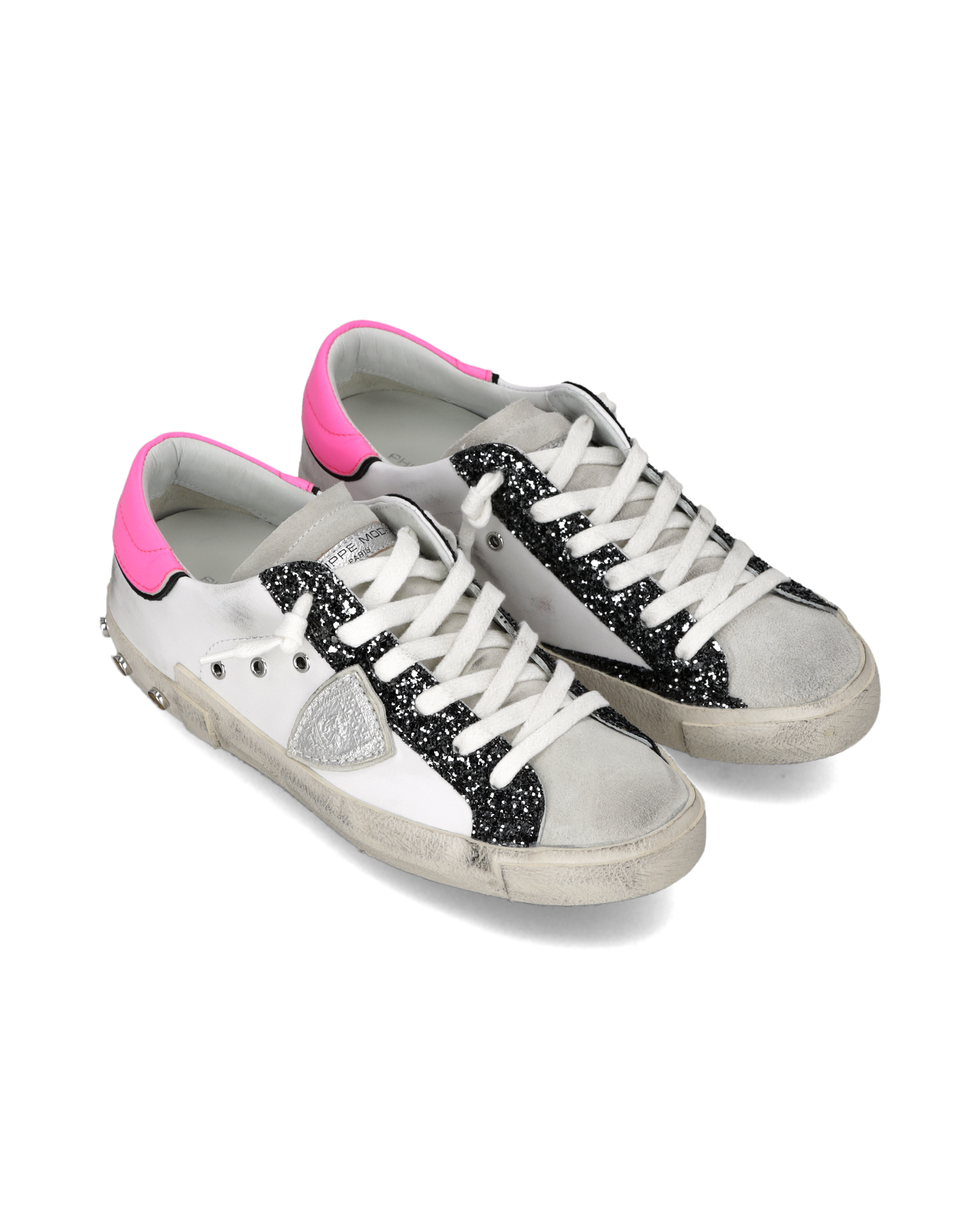 Damessneakers Prsx, Wit Grijs Roze