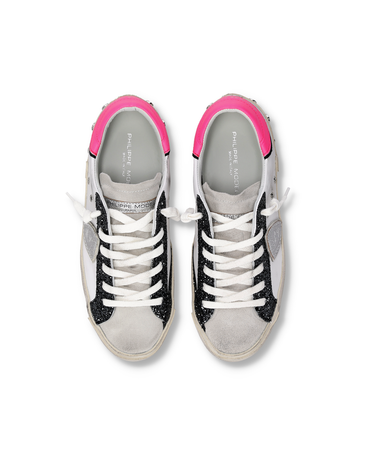 Damessneakers Prsx, Wit Grijs Roze