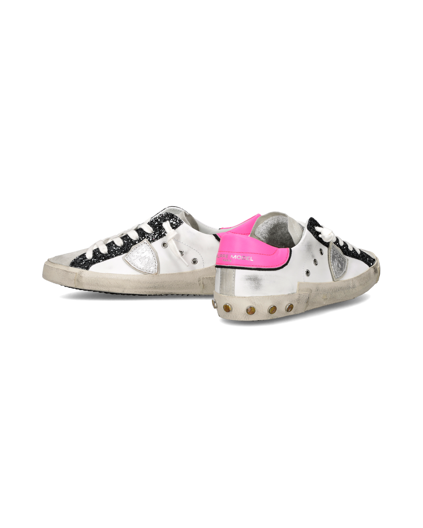 Damessneakers Prsx, Wit Grijs Roze