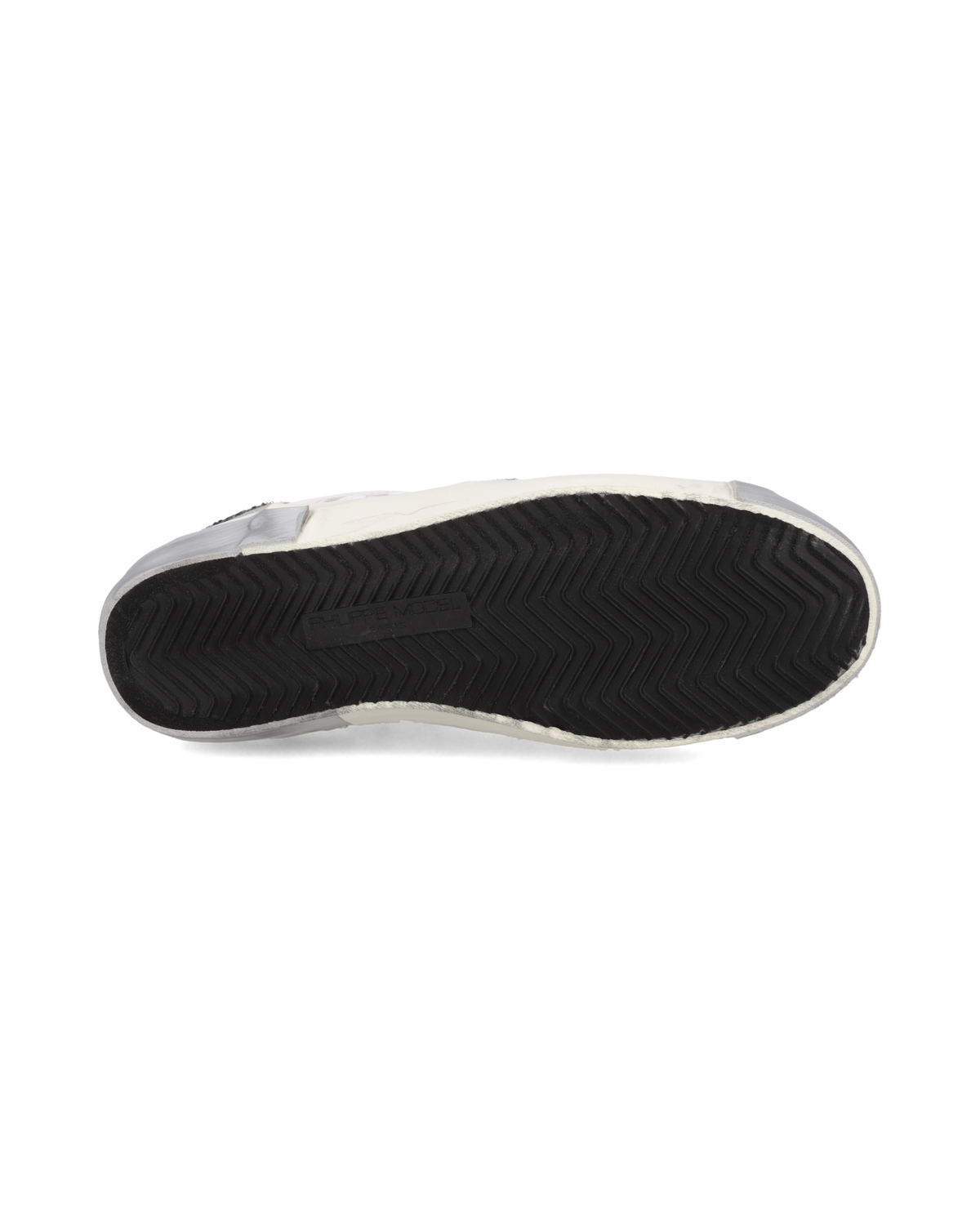 Sneakers Prsx Donna, Bianco Nero Argento