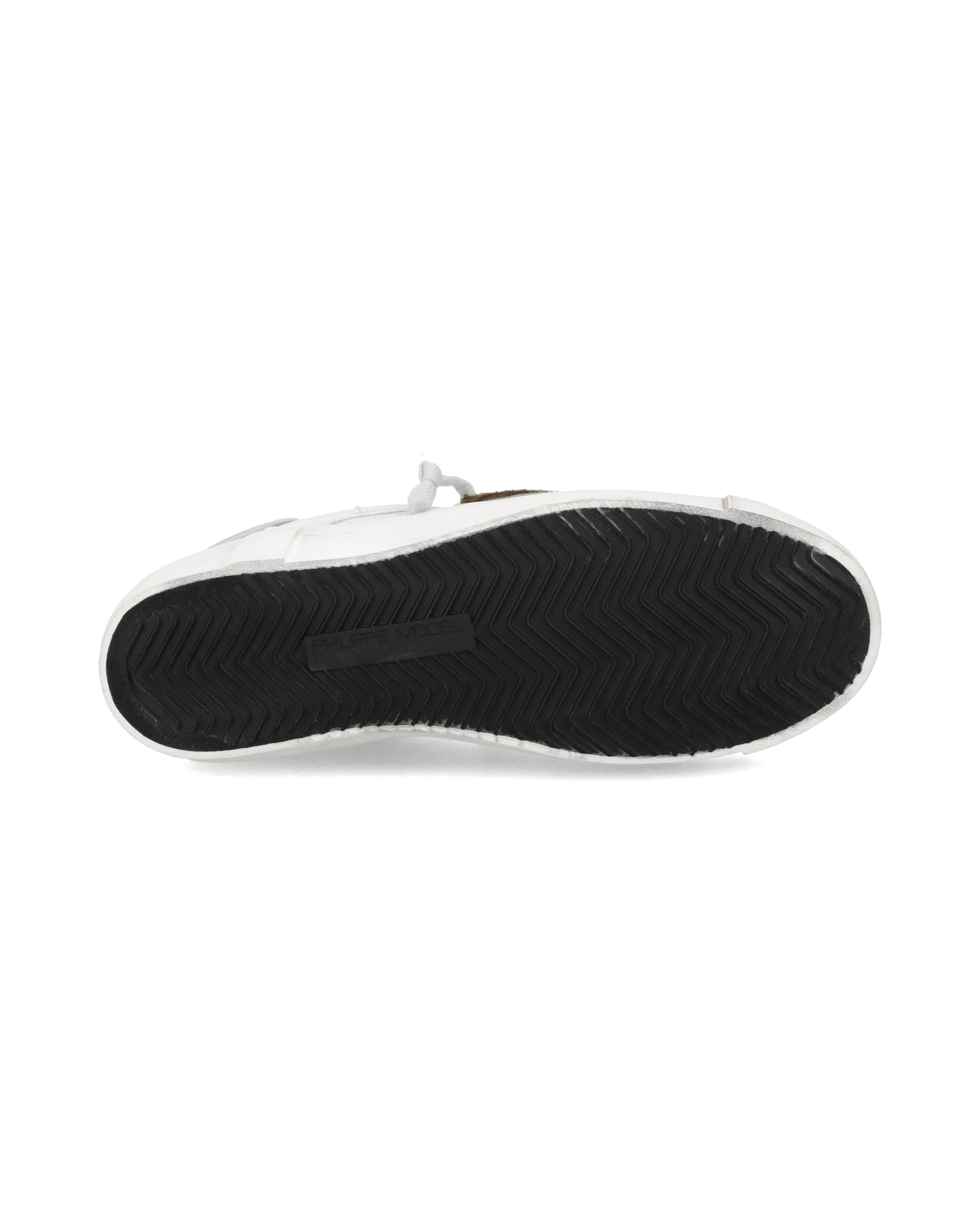 Zapatillas Prsx Para Mujer con Escudo Animal Print, Blanc Dorado y Azul Avio