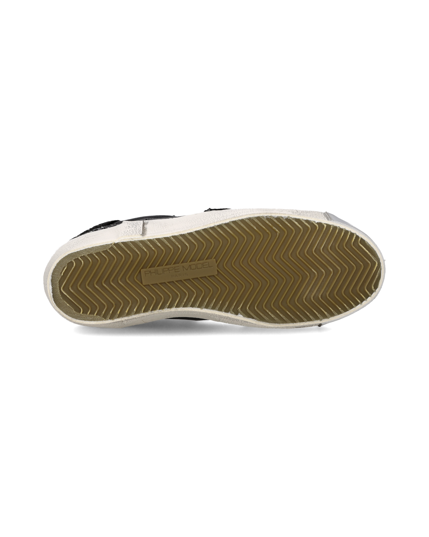 Sneakers Prsx Women with Glitter heel tab, Black Grey