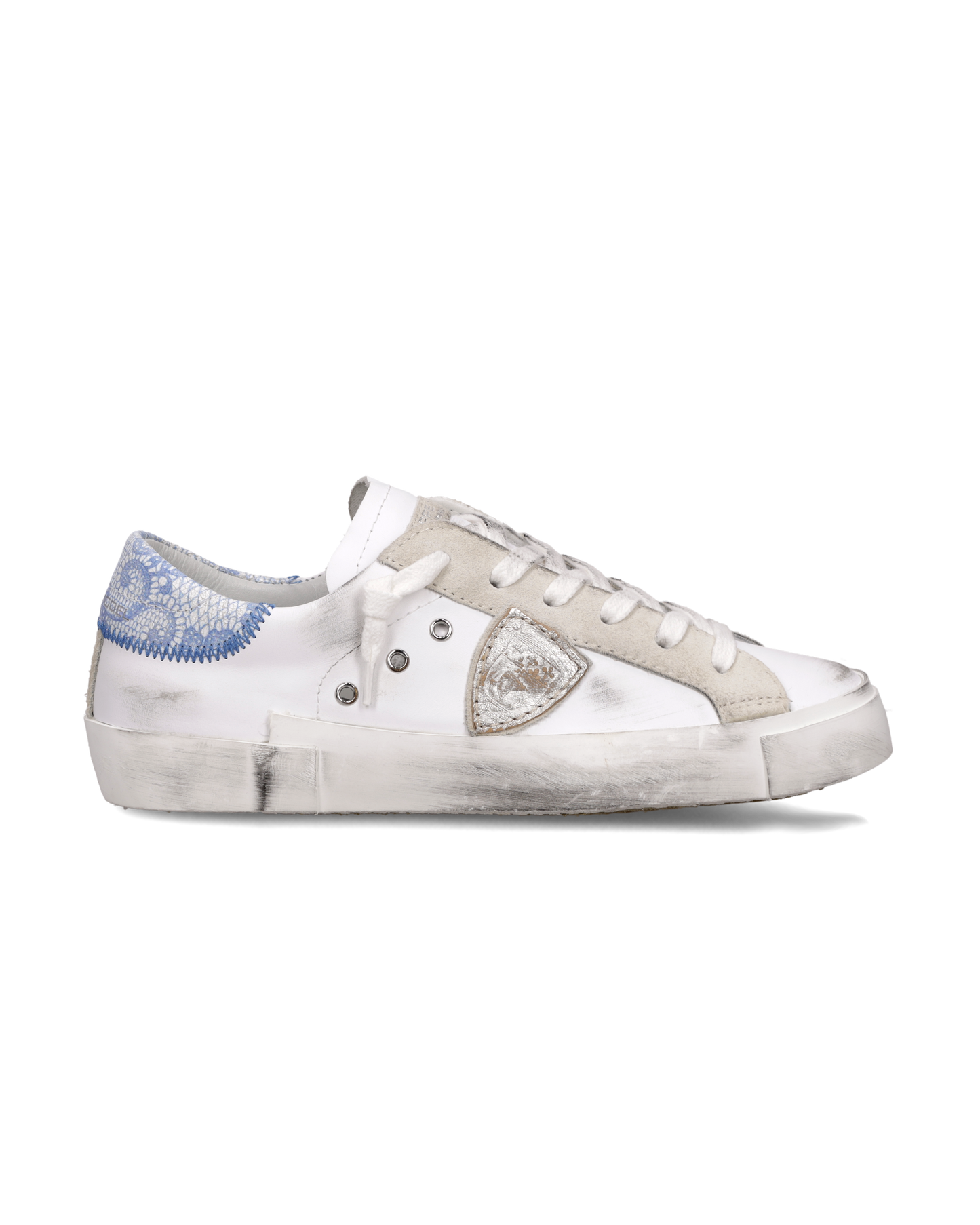 Sneakers Prsx Donna, Bianco Blu