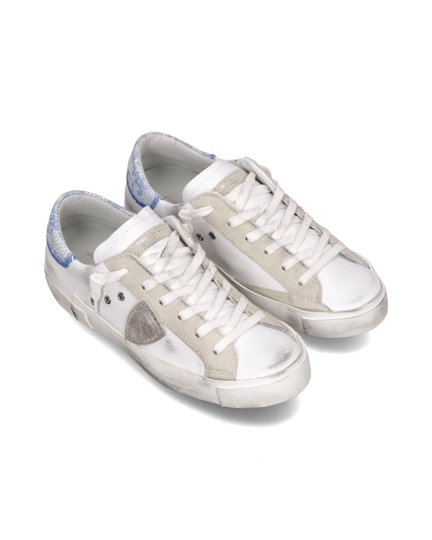 Sneakers Prsx Donna, Bianco Blu