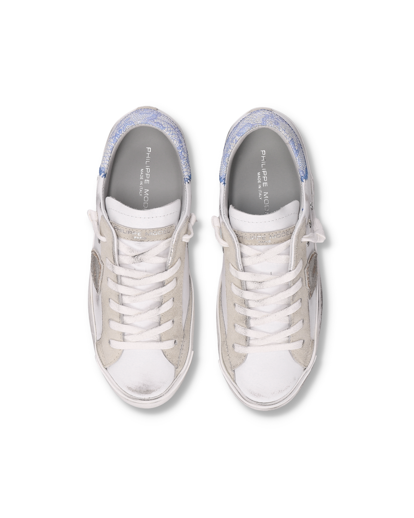 Sneakers Prsx Donna, Bianco Blu