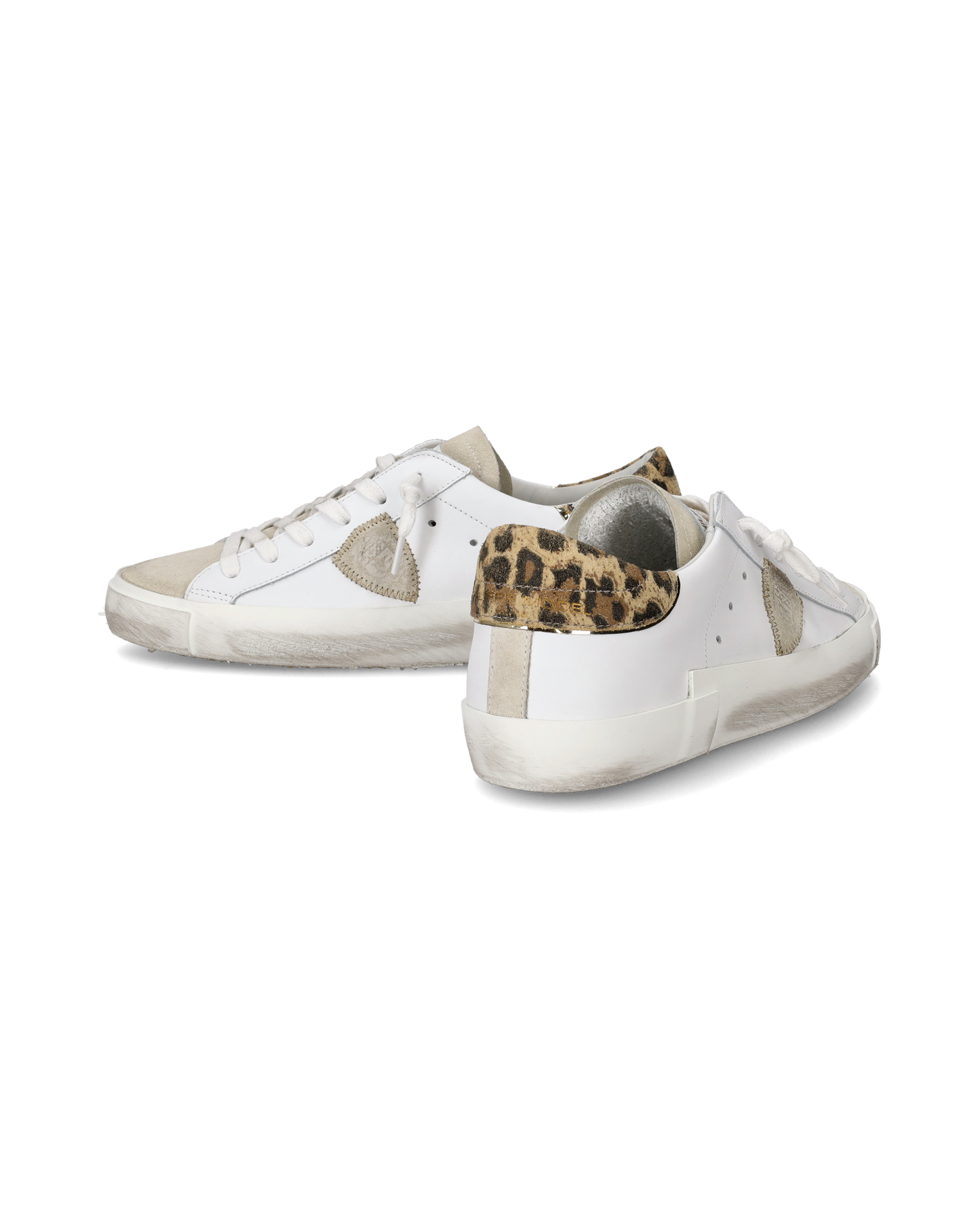 Sneaker basse Prsx donna - bianco e beige