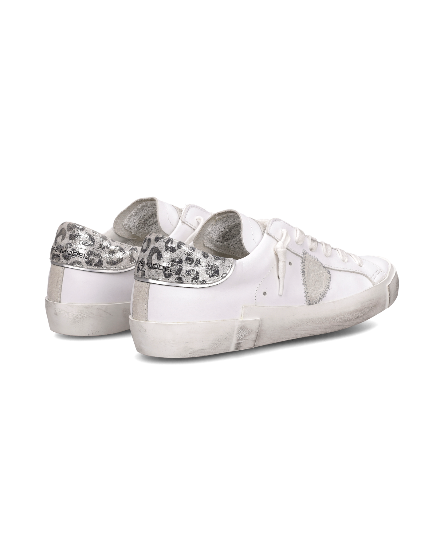 Sneakers Prsx Donna, Bianco Argento