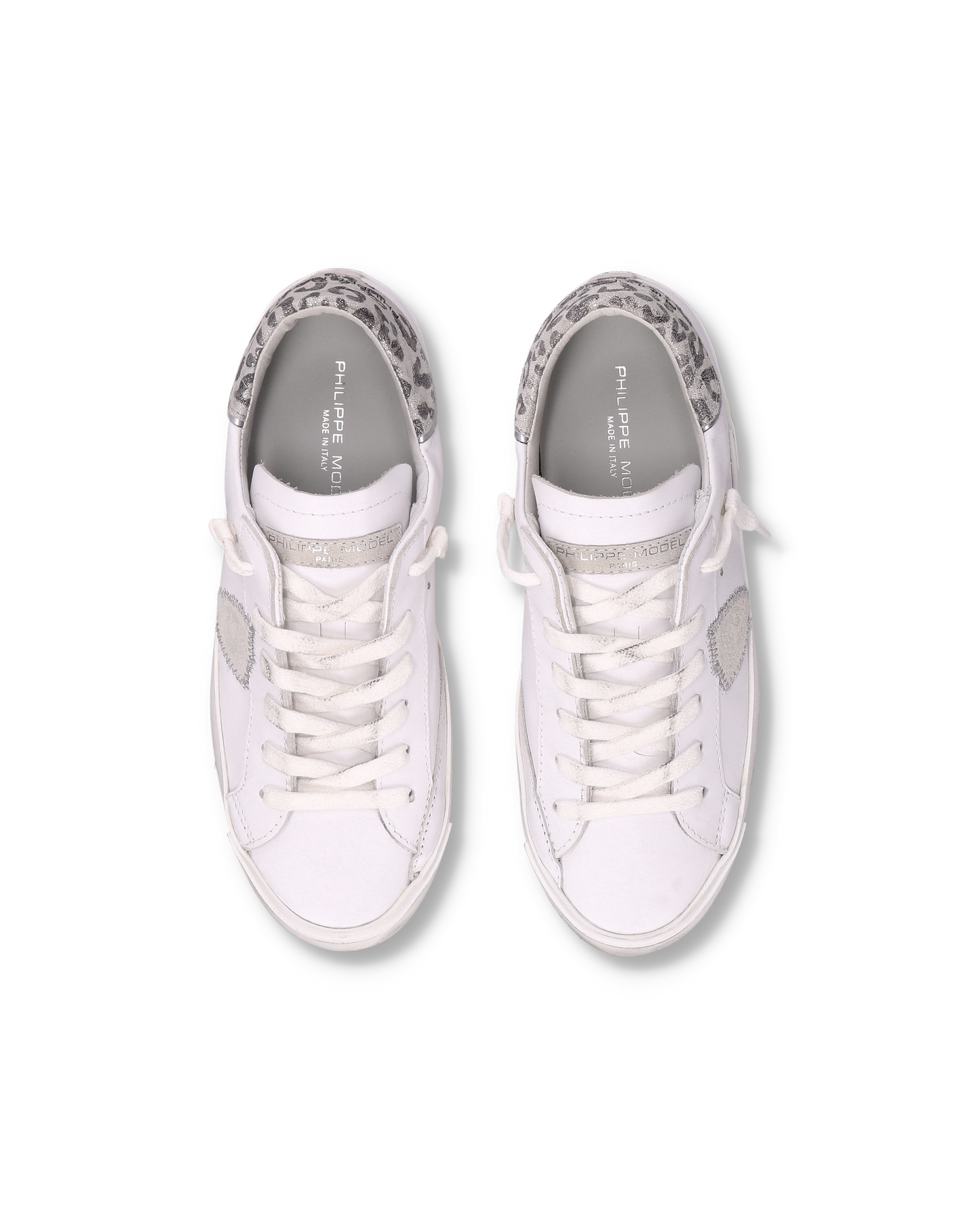 Sneakers Prsx Donna, Bianco Argento