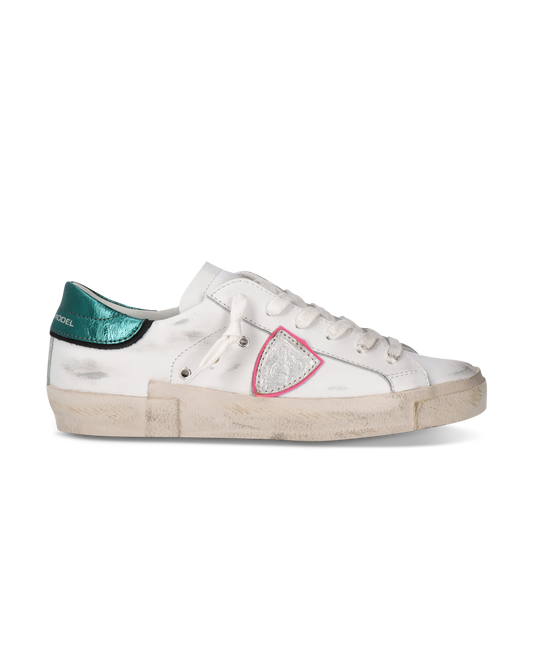 Sneakers Prsx Tennis Women, White Petrol